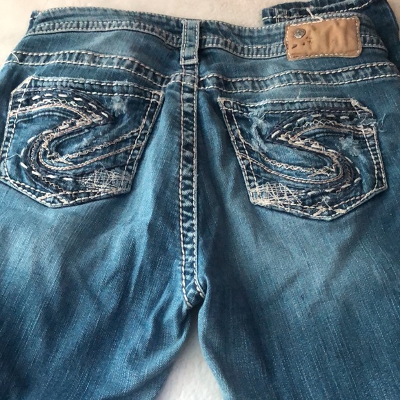 Silver LOLA boyfriend jeans p2485 - Picture 6 of 12